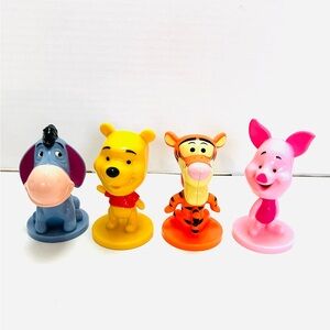 Kellogg’s Disney Winnie The Pooh Mini Bobble Head Set(4) Pooh Tigger& More 3in